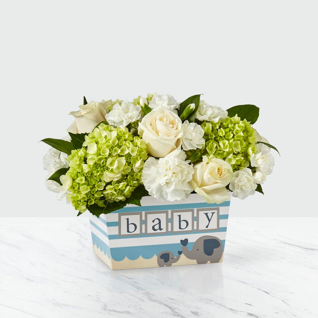 Adorable little boy bouquet