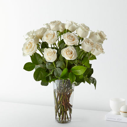 Bouquet of Long Stem White Roses