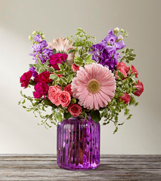 Bouquet Poésie violette