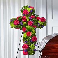 FTD Tribute Rose Floral Cross