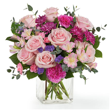 Bouquet Éclat rosé