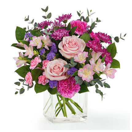 Bouquet Éclat rosé