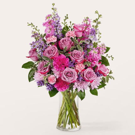 A bouquet of sincere greetings to you.