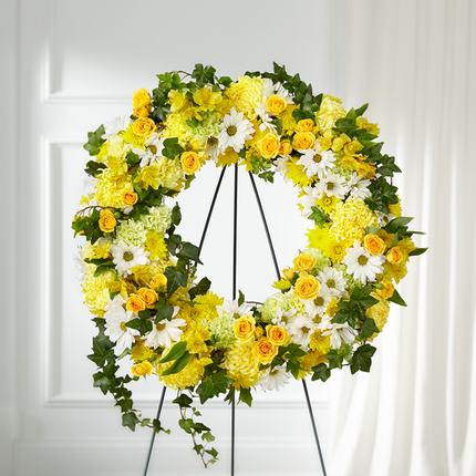 FTD Golden Remembrance Wreath