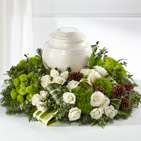 FTD Precious Evergreen Cremation Adornment