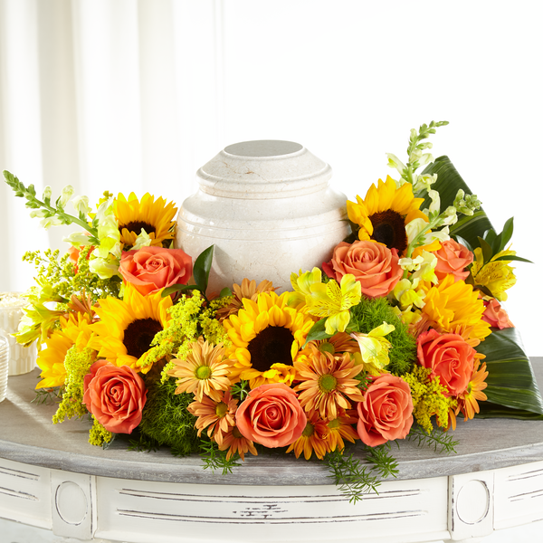 FTD Faithful Sunflower Cremation Adornment