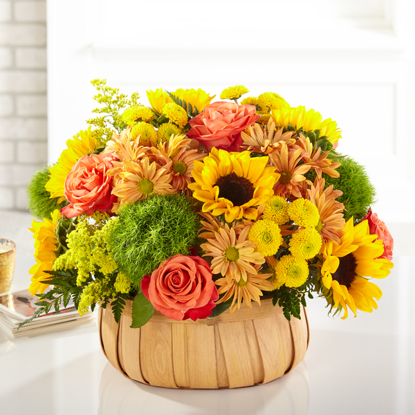 FTD Harvest Sunflower Basket