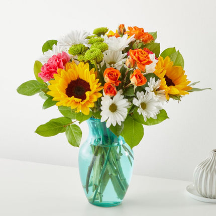 Bouquet Fleurs baignées de soleil