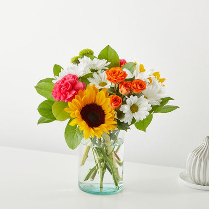 Bouquet Fleurs baignées de soleil