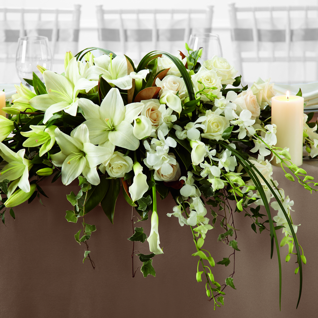 The FTD® White Linen™ arrangement