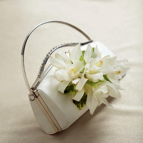 The FTD® White Purse™ Decor