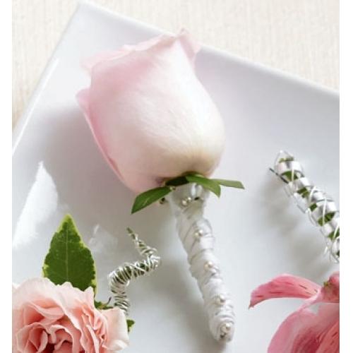 The FTD® Roses Pink Boutonniere