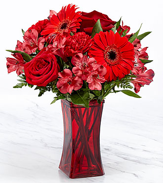 Bouquet Révélation rouge