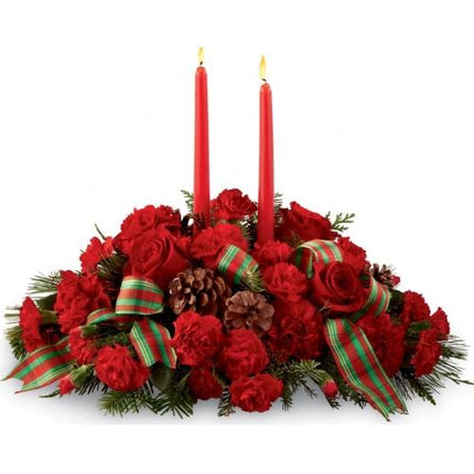 The FTD® Holiday Classic™ Centerpiece by Better Homes and Gardens