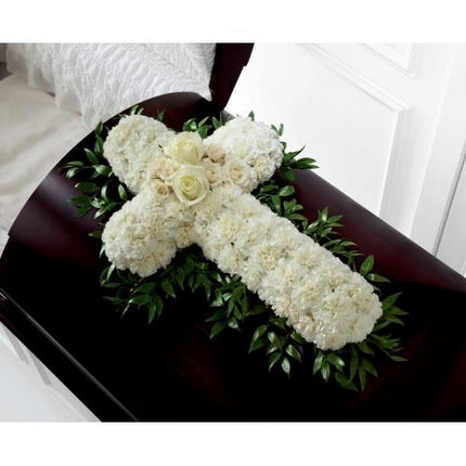 The FTD® Peaceful Memorial Coffin Wreath™