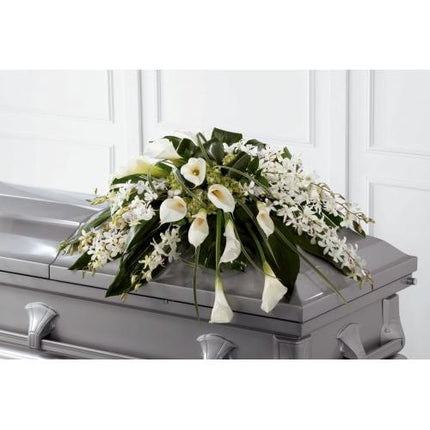 The FTD® Coffin Sheaf, An Angel's Wings™