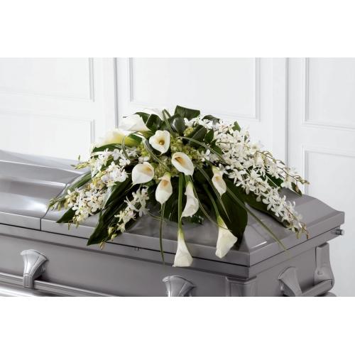 The FTD® Coffin Sheaf, An Angel's Wings™