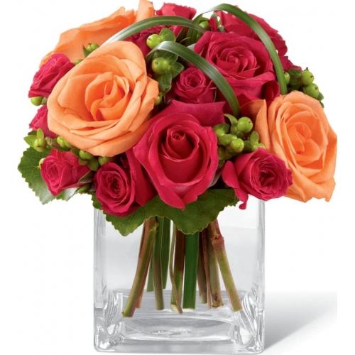 The Deep Emotions® rose bouquet from FTD® by BHG®
