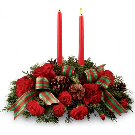 The FTD® Holiday Classic™ Centerpiece by Better Homes and Gardens