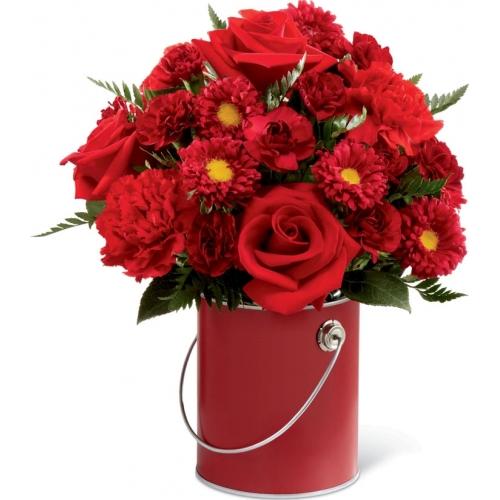 The FTD® Bouquet, Brings the color of Love into your day™